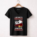 I Just Want To Drink Beer and Watch My Seminoles 7 Womens V Neck.jpg I Just Want To Drink Beer and Watch My Seminoles 7 Womens V Neck.jpg