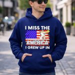I Miss the America I Grew Up in Snoopy US Flag 8 Hoodie