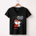 I Want a Dog for Christmas Charlie Brown Snoopy Hugging Linus Snow Scene T Shirt 51 1.jpg