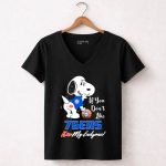 If You Dont Like 76ers Kiss My Endzone Snoopy Philadelphia Basketball 6 Womens V Neck
