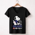 If You Dont Like Blue Jackets Kiss My Endzone Snoopy Columbus Blue Jackets Fans 7 Womens V Neck.jpg
