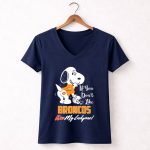If You Dont Like Broncos Kiss My Endzone Snoopy Denver Broncos Fans 5 Womens V Neck