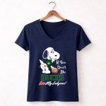 If You Dont Like Bucks Kiss My Endzone Snoopy And Milwaukee Bucks Fans 5 Womens V Neck