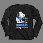 If You Dont Like Chargers Kiss My Endzone Snoopy Los Angeles 4 Long Sleeves