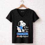 If You Dont Like Chargers Kiss My Endzone Snoopy Los Angeles 7 Womens V Neck