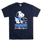 If You Dont Like Chargers Kiss My Endzone Snoopy Los Angeles T Shirt 7