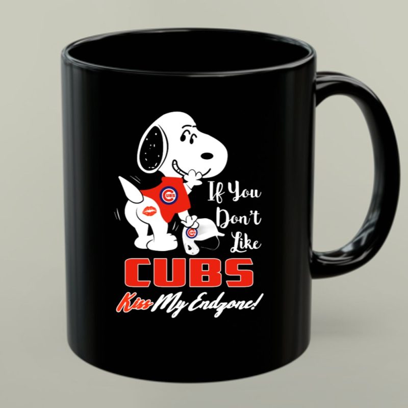 If You Dont Like Cubs Kiss My Endzone Snoopy Chicago Cubs Fans 1 Mug.jpg