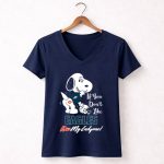 If You Dont Like Eagles Kiss My Endzone Snoopy Philadelphia Eagles 5 Womens V Neck