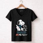If You Dont Like Eagles Kiss My Endzone Snoopy Philadelphia Eagles 7 Womens V Neck
