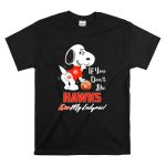 If You Dont Like Hawks Kiss My Endzone Snoopy And Atlanta Basketball Fans T Shirt 6