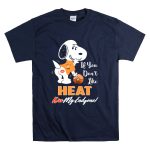 If You Dont Like Heat Kiss My Endzone Snoopy Miami Heat Fans T Shirt 7