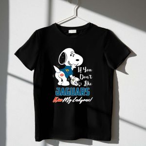 If You Dont Like Jaguars Kiss My Endzone Snoopy Jacksonville Jaguars 1 T Shirt
