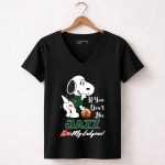 If You Dont Like Jazz Kiss My Endzone Snoopy Utah Jazz 6 Womens V Neck
