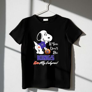 If You Dont Like Kings Kiss My Endzone Snoopy Sacramento Kings 1 T Shirt