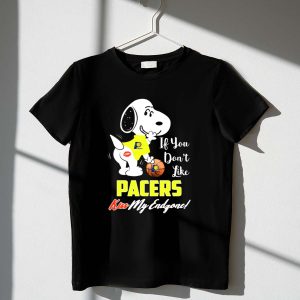 If You Dont Like Pacers Kiss My Endzone Snoopy Indiana Pacers Fans 1 T Shirt