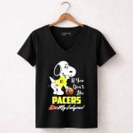 If You Dont Like Pacers Kiss My Endzone Snoopy Indiana Pacers Fans 6 Womens V Neck