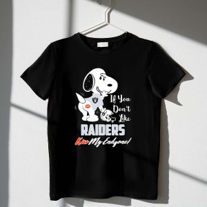 If You Dont Like Raiders Kiss My Endzone Snoopy Oakland Fan 1 T Shirt