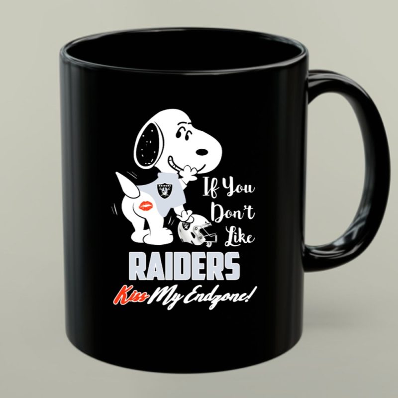 If You Dont Like Raiders Kiss My Endzone Snoopy Oakland Fan 1 Mug.jpg