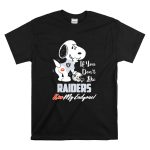 If You Dont Like Raiders Kiss My Endzone Snoopy Oakland Fan T Shirt 6