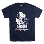 If You Dont Like Raiders Kiss My Endzone Snoopy Oakland Fan T Shirt 7
