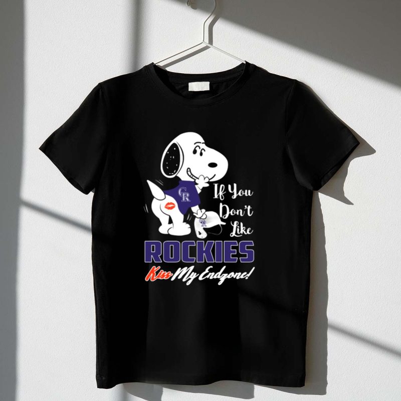 If You Dont Like Rockies Kiss My Endzone Snoopy Colorado Rockies 1 T Shirt.jpg