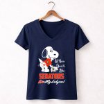 If You Dont Like Senators Kiss My Endzone Snoopy Ottawa Senators 5 Womens V Neck.jpg