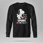 If You Dont Like Spurs Kiss My Endzone Snoopy San Antonio Spurs 9 Hoodie