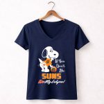 If You Dont Like Suns Kiss My Endzone Snoopy And Phoenix Suns 5 Womens V Neck