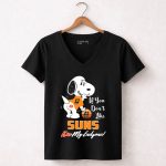 If You Dont Like Suns Kiss My Endzone Snoopy And Phoenix Suns 6 Womens V Neck