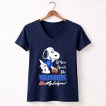 If You Dont Like Warriors Kiss My Endzone Snoopy Golden State Fans 5 Womens V Neck