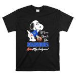 If You Dont Like Warriors Kiss My Endzone Snoopy Golden State Fans T Shirt 6