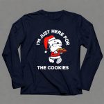 Im Just Here for the Cookies Peanuts Snoopy Santa 6 Long Sleeves 1.jpg