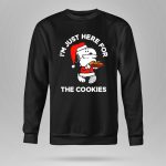 Im Just Here for the Cookies Peanuts Snoopy Santa 9 Sweatshirt 1.jpg