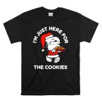 Im Just Here for the Cookies Peanuts Snoopy Santa T Shirt 6 1.jpg
