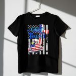 In God We Trust Snoopy Woodstock American Flag Car Patriot 1 T Shirt