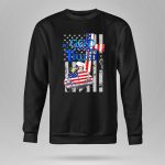 In God We Trust Snoopy Woodstock American Flag Car Patriot 9 Sweatshirt