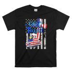 In God We Trust Snoopy Woodstock American Flag Car Patriot T Shirt 6