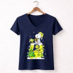 Indiana Pacers Snoopy Christmas Peanuts Lover 5 Womens V Neck