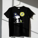 Indiana Pacers Snoopy and Woodstock in Team Hats 1 T Shirt