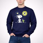 Indiana Pacers Snoopy and Woodstock in Team Hats 3 Sweatshirt