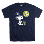 Indiana Pacers Snoopy and Woodstock in Team Hats T Shirt 7