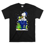 Indianapolis Colts Snoopy Christmas Peanuts Fan Holiday T Shirt 6