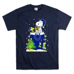 Indianapolis Colts Snoopy Christmas Peanuts Fan Holiday T Shirt 7