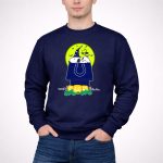 Indianapolis Colts Snoopy Halloween Moon Pumpkins Woodstock Bats 3 Sweatshirt