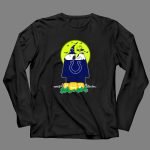 Indianapolis Colts Snoopy Halloween Moon Pumpkins Woodstock Bats 4 Long Sleeves
