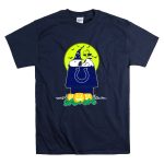 Indianapolis Colts Snoopy Halloween Moon Pumpkins Woodstock Bats T Shirt 7