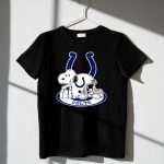 Indianapolis Colts Snoopy With Helmet And Horseshoe 1 T Shirt