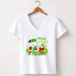 Irish Perfect Snoopy and Woodstocks 5 Womens V Neck