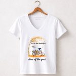 Its The Most Wonderful Time Of The Year Denver Broncos Autumn Snoopy 5 Womens V Neck