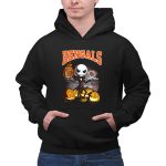 Jack Skellington Bengals Halloween Cincinnati Football Pumpkins 2 Hoodie